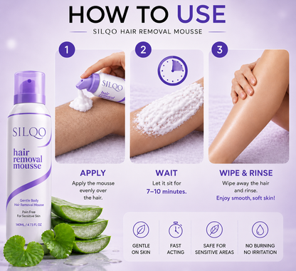 Silqo™ - Painless Hair Removal Mousse